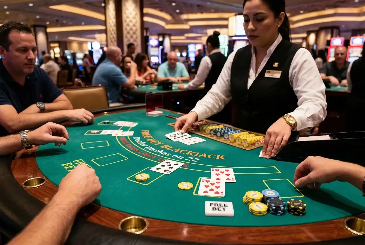Free Bet Blackjack: чем отличается версия с бесплатным удвоением и сплитом